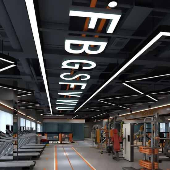 Customizable RGB/RGBW LED Linear Pendant Light - Perfect for Office Decor and Illumination