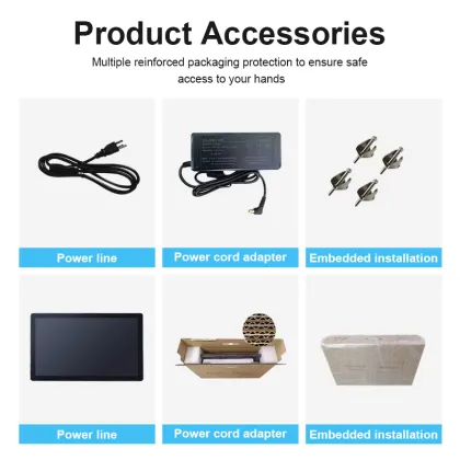 Low cost industrial touch screen monitor computer