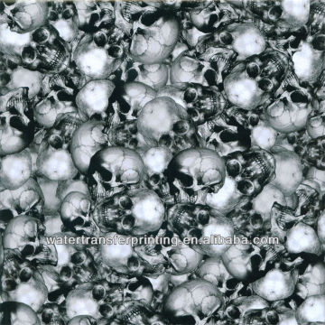 Hydrographic technology, water transfer printing film skull pattern GWN1032, width 50 cm