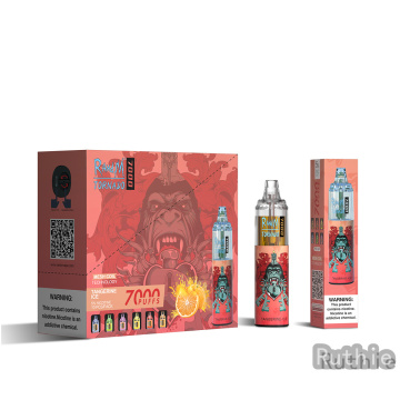 RandM 7000puffs Peach blueberry candy