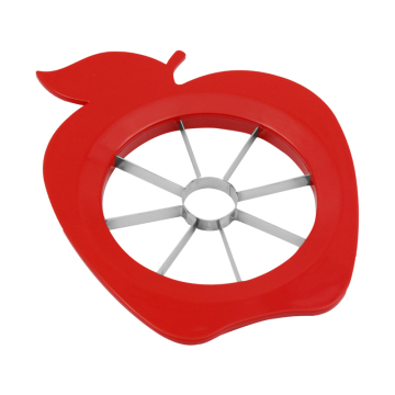 Professional Fruit Cutter with Apple Shape Handle and Stainless Steel Blades: Perfect for Coring and Dividing Apples