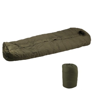 Outdoor 1500g duck down sleeping bag military