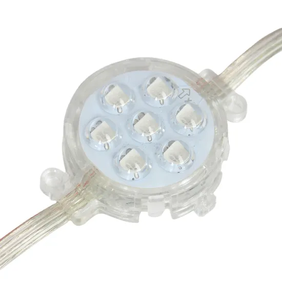 DC24V 50mm 7 LED RGB Point Light Source for Amusement Industry