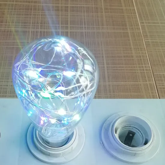 ST64 decoration LED Bulb copper wire RGB led light