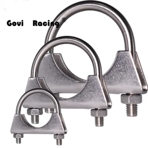 U stalowy zacisk śrubowy tłumik wydechowy zacisk rurowy