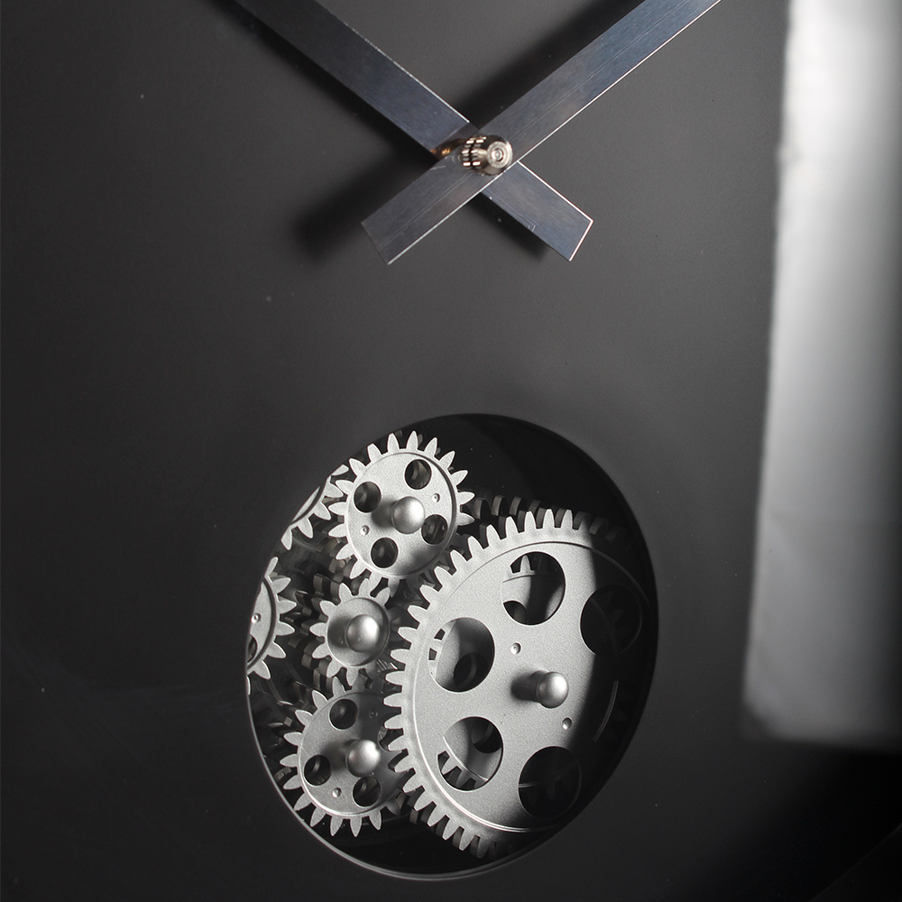 Modern Wall Clock Black