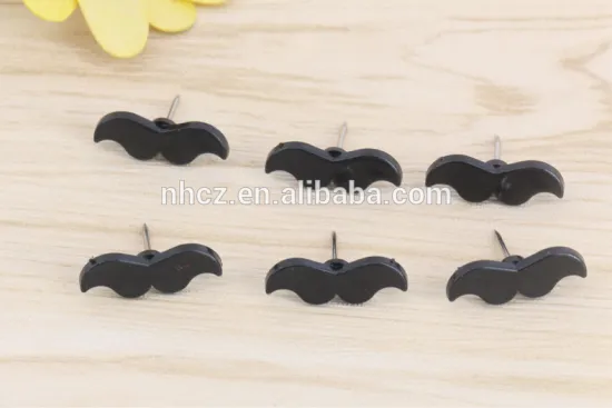 Black Mustache Pushpin