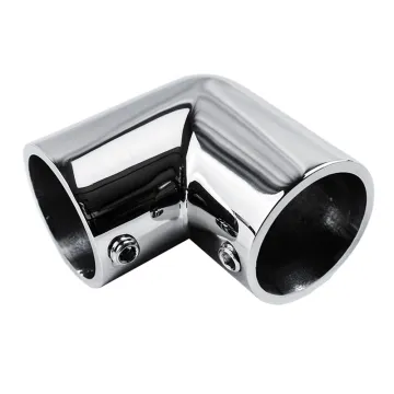 Stainless Steel Marine Hardware 90 Degree Elbow Pipe Fitting for Boat Handrail