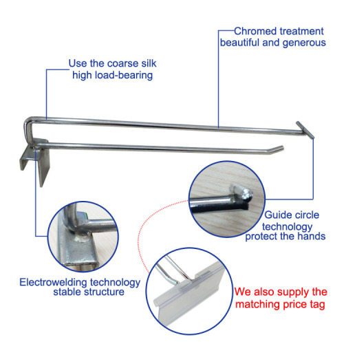 Stainless Steel Display Hooks for Supermarket