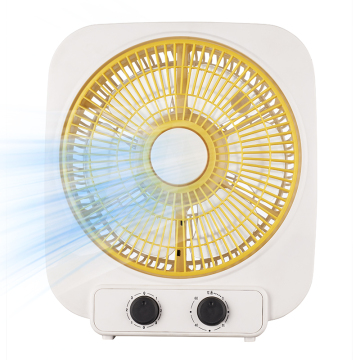 Low Noise 6Pcs AS Transparent Blades 10 Inch Desk/Floor Fan with Low Power and Overheat Protection