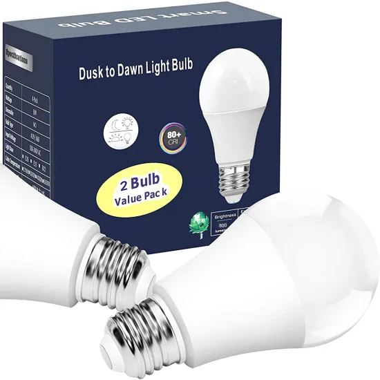 2023 China Supplier's New LED Bulb Lamp with Dusk to Dawn Sensor - 12W Light