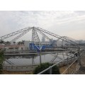 Estructura de armadura de tubería de la planta de aguas residuales de Nanning Langdong