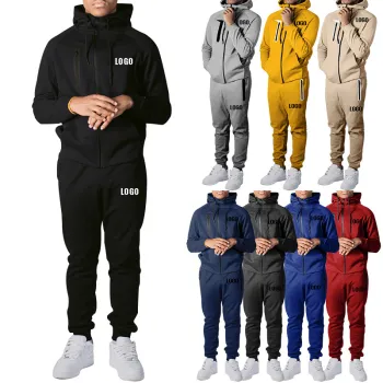 Custom Logo Wholesale Men's and Women's Tech Fleece Track Suit Sets