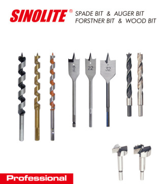 Wood Working Brad Point Drill, Spade Drill, Auger Bits Forstner Bit, Exchangable Hole Saw Professional 