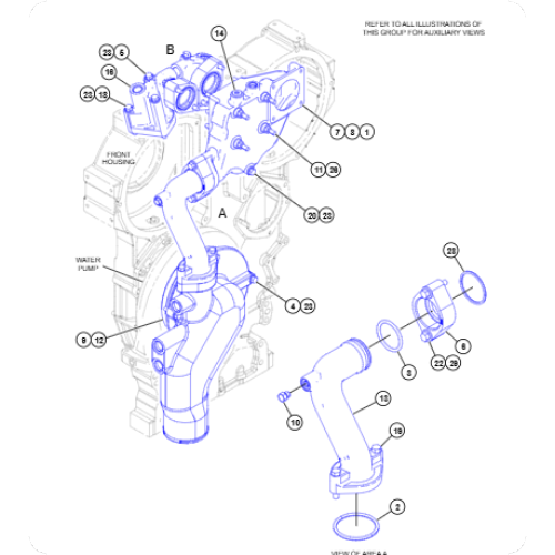 Grader 14G Cuff 2V4332/2V-4332