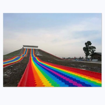 Popular Dry Rainbow Slide: Commercial Playground Equipment for Kids and Adults