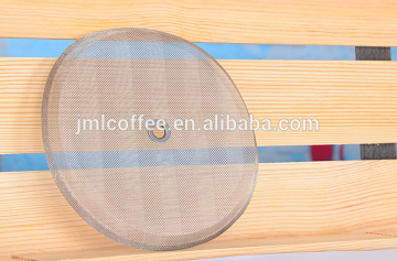 component of french coffee make stainless steel mesh filter