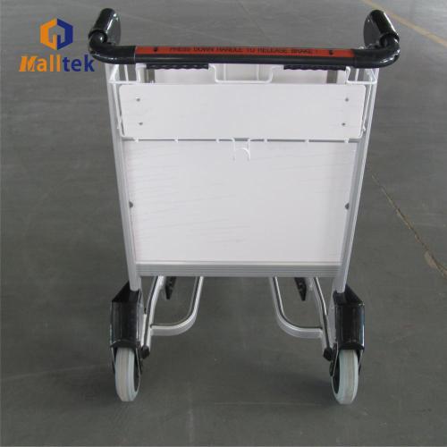 Hot sale handbrake aluminum alloy airport luggage trolley