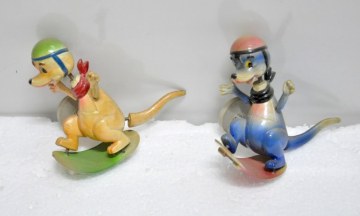 5" Mouse with Skateboard Fridge Magnet