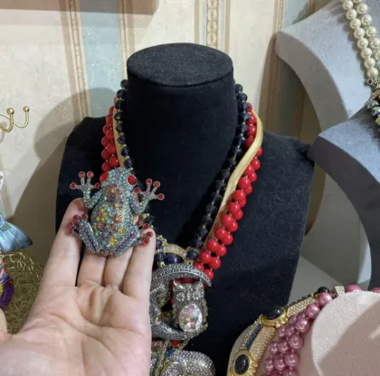 Cute little toad or frog brooch