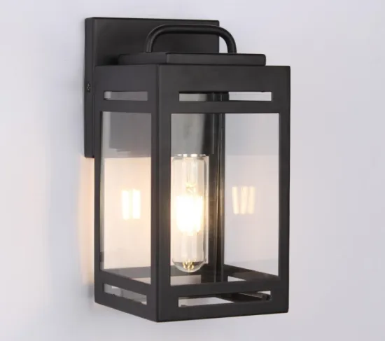 Glass Modern Balcony Wall Sconce