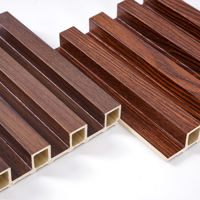 Tấm ốp hạt gỗ Tấm ốp tường Wpc kim loại trong nhà