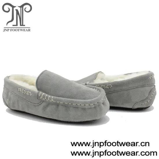 Cosy fur moccasin sliper for women