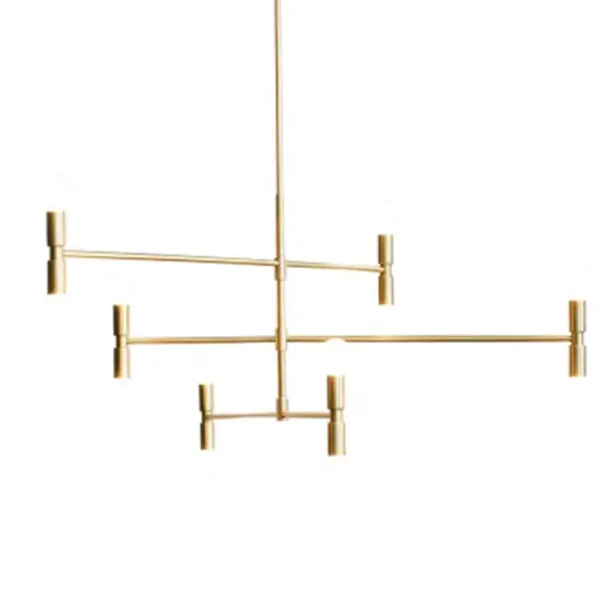 INSHINE Gold With White Hanging Pendant Light