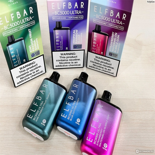 elf bar bc5000 ultra strawberry mango