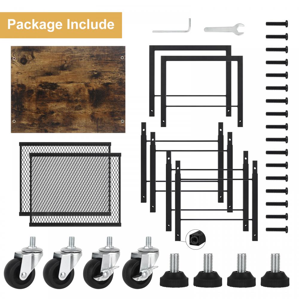 Printer Stand Rolling Cart