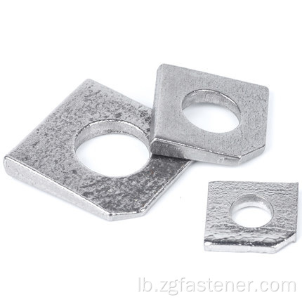 GB852 Edeless Steelwarfalling Square Taper Washers