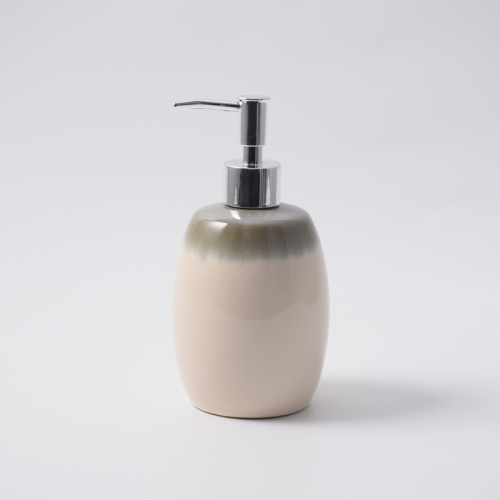 Scept di spazzole igienico in ceramica in ceramica dispenser di sapone schiumoso