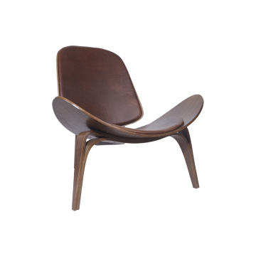 Classic Designer Wooden Lounge Shell Chair