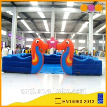 AOQI swan fun city /commercial inflatable fun city with free EN14960