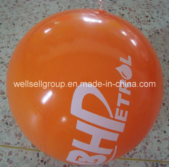 Customised Printed Logo PVC Inflatable Beach Ball for Promotional (CPCQ-001)