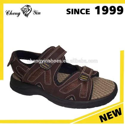 Factory Direct Sale Rubber Outsole Greek Genuine Leather Funny Sandals