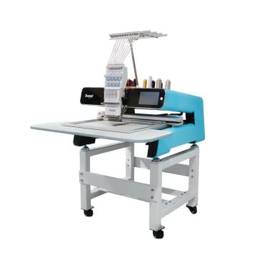 High Speed Single Head Embroidery Machine with 12 Needles for Large Area Flat Computerized Sewing