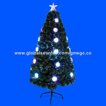 LED Light Fiber-optic Christmas Tree, Various Colors are Available