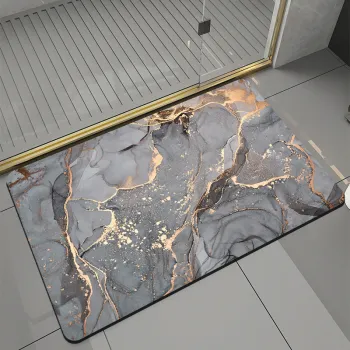 Super Absorbent, Quick Drying, Non-Slip Bath Mat