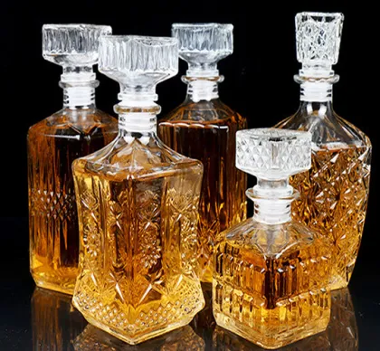 Glass bottles empty bottles grapevine sprinkles