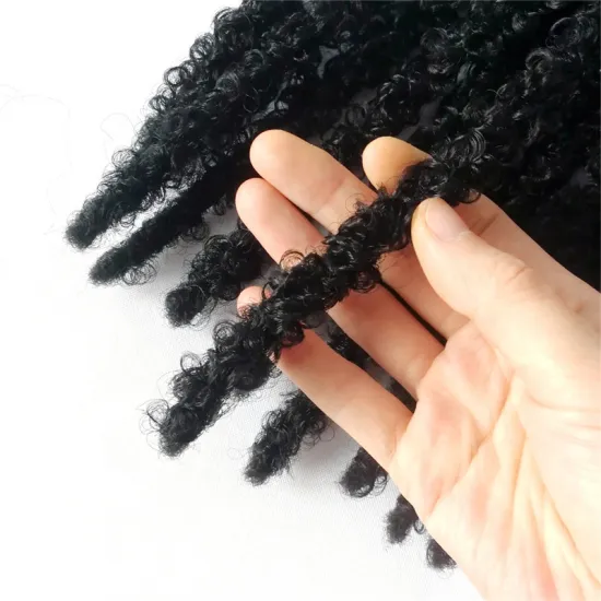 Black Synthetic Hair Crochet Braiding Hair 14 inch Short Synthetic Weave Style Pack Hair Curl Light and soft dirty braids
