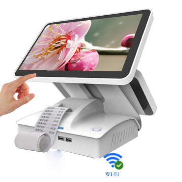 Android touch screen pos 12 terminal with printer