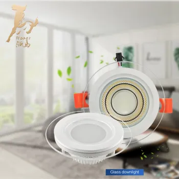 LED Universal Downlight: Affordable 100mm Diameter LED Glass Downlight