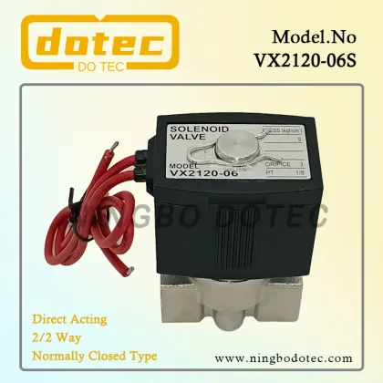 VX2120-06 1/8'' SMC Type Stainless Steel Solenoid Valve