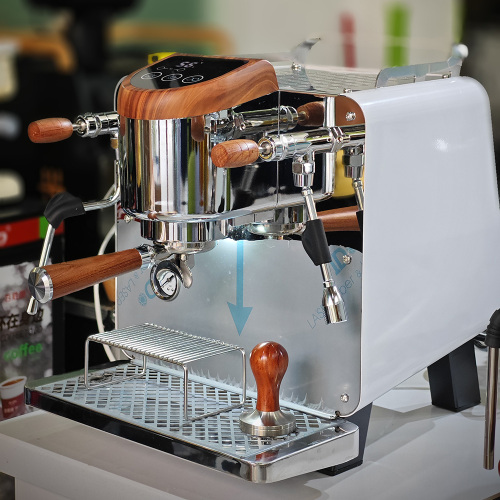 Edelstahl -Espresso -Kaffeemaschine