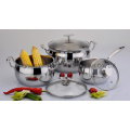 Stainless Steel Kitchenware Apple Shape Cookware Set