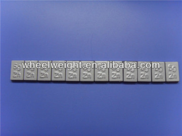 EU popular style zn stick/adhesive wheel weights