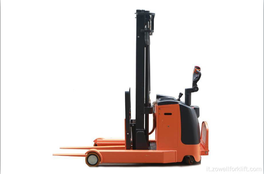 Zowell CE Electric Reach Stacker XR1.5ton Caricamento