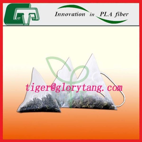 pyramid low melt point Poly lactic acid teabag with thread