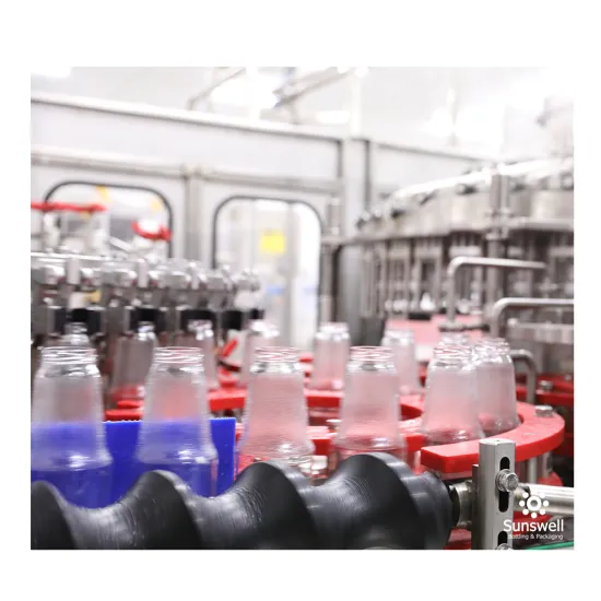 Automatic Filling Beverage Glass Bottling Production line